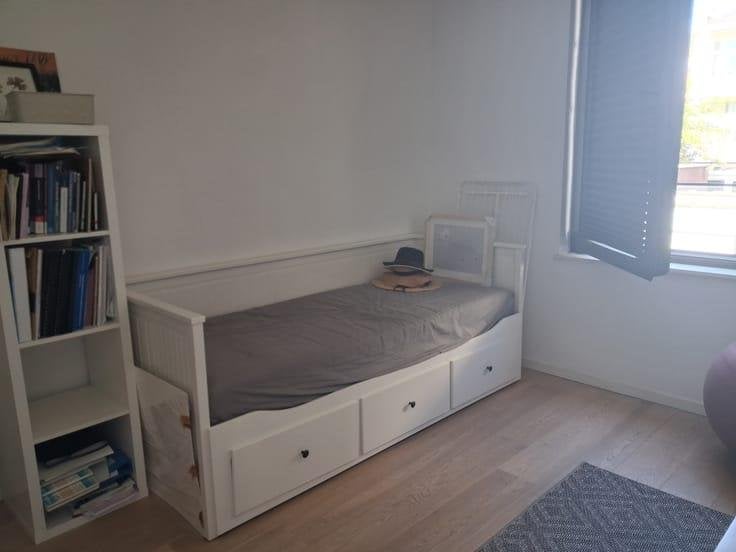 HEMNES Lit banquette 2 places, Maison & Meubles, Autres dimensions, Comme neuf, Enlèvement, 200 cm