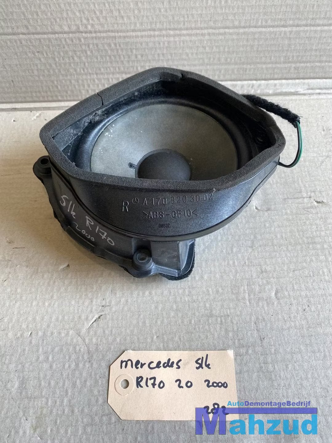 MERCEDES SLK R170 Recht Speaker box A1708203002, Auto-onderdelen, Gebruikt, Mercedes-Benz AG, Mercedes-Benz, Mercedesstrasse 120
70372  Stuttgart, DE