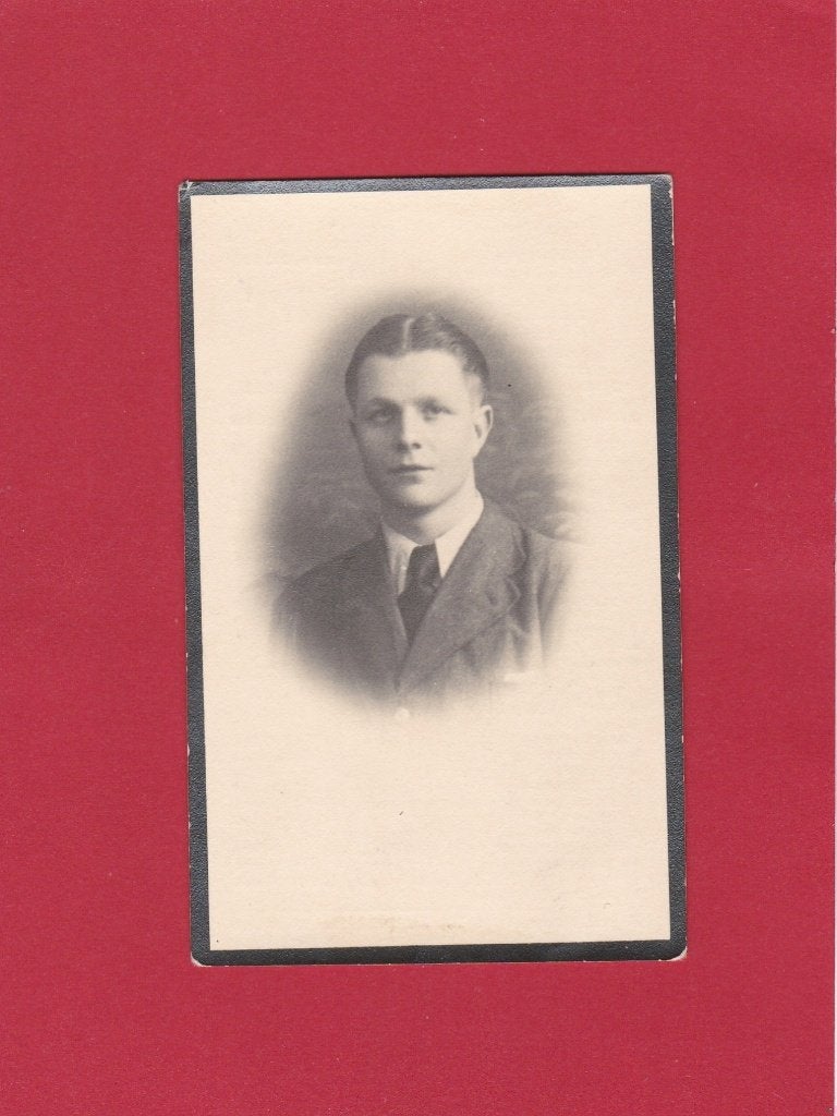 DP Oorlog Soldaat Felix Langlet, Envoi, Image pieuse