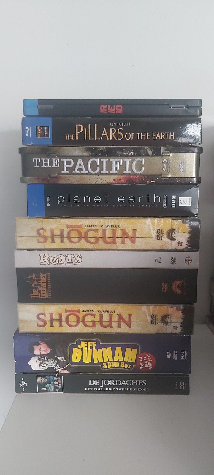 10 dvd boxen, Ophalen, Zo goed als nieuw