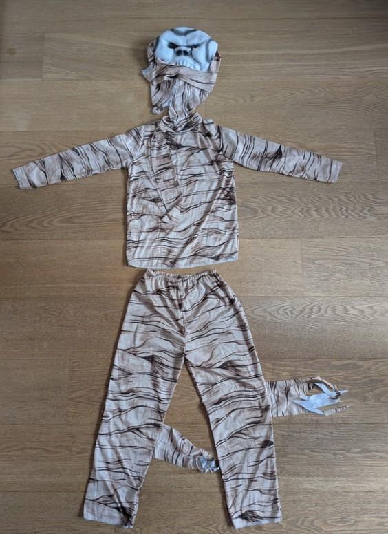 déguisement - momie d' Halloween - t. 146-152 (11-12 ans), Enlèvement, Utilisé