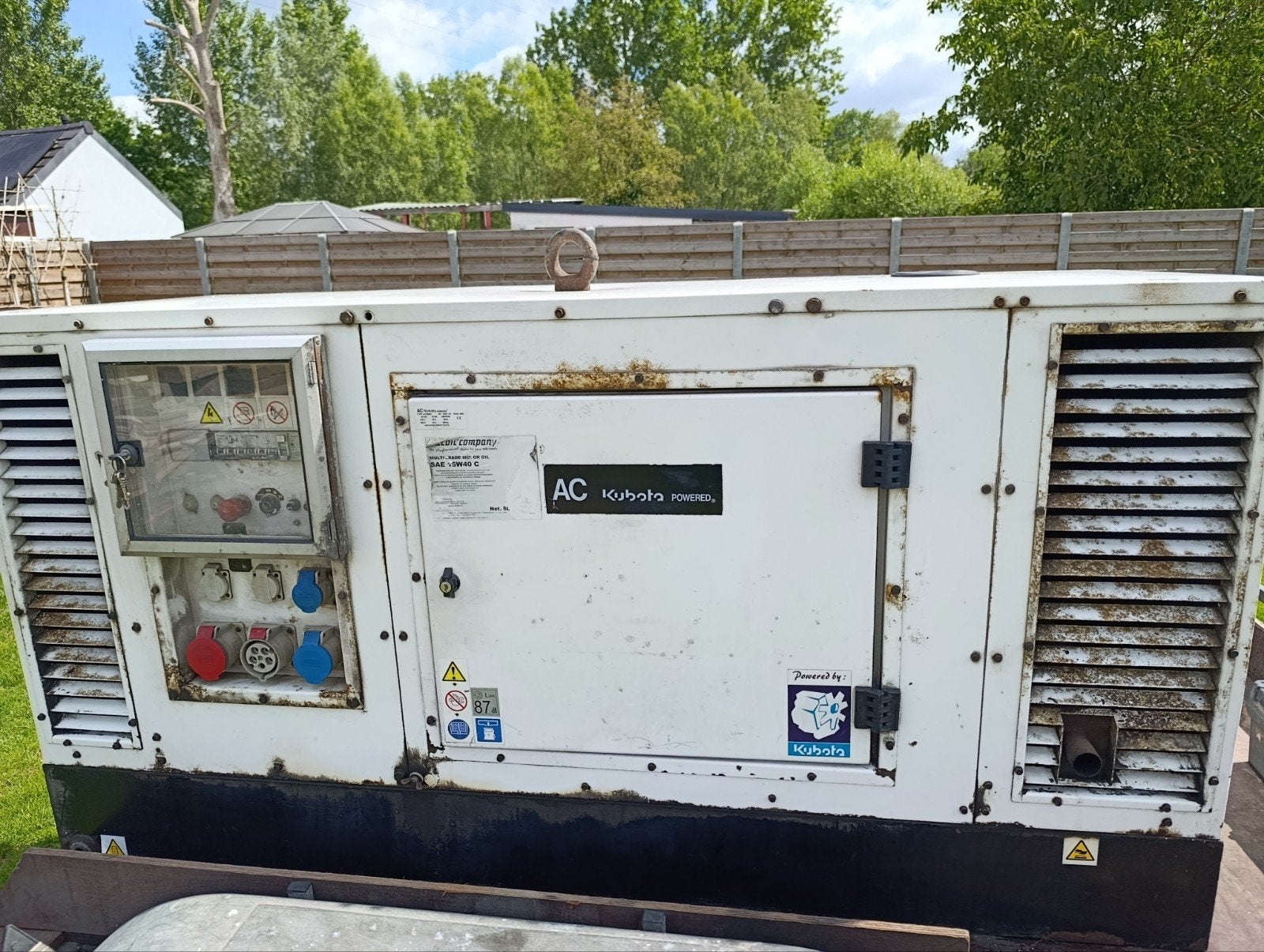 Stroomgroep Kubota 20kva, ac kubota ac3200q, Ophalen