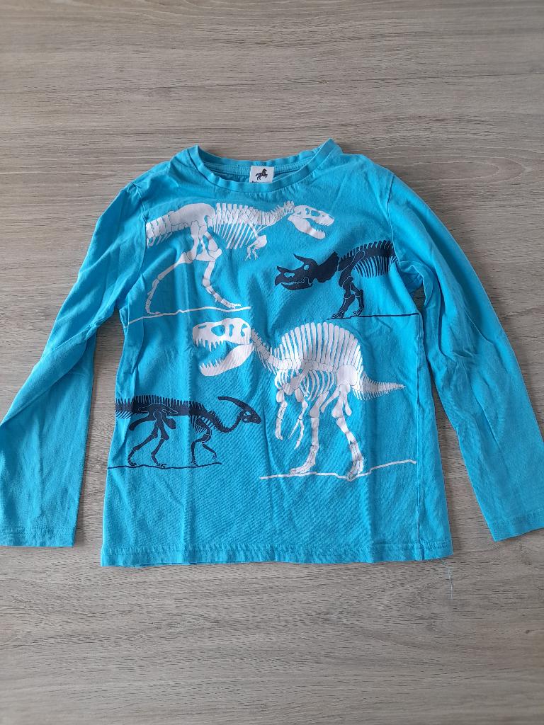 2 longsleeves maat 134, Kinderen en Baby's, Kinderkleding | Maat 134, Ophalen of Verzenden, Zo goed als nieuw, Jongen, Shirt of Longsleeve