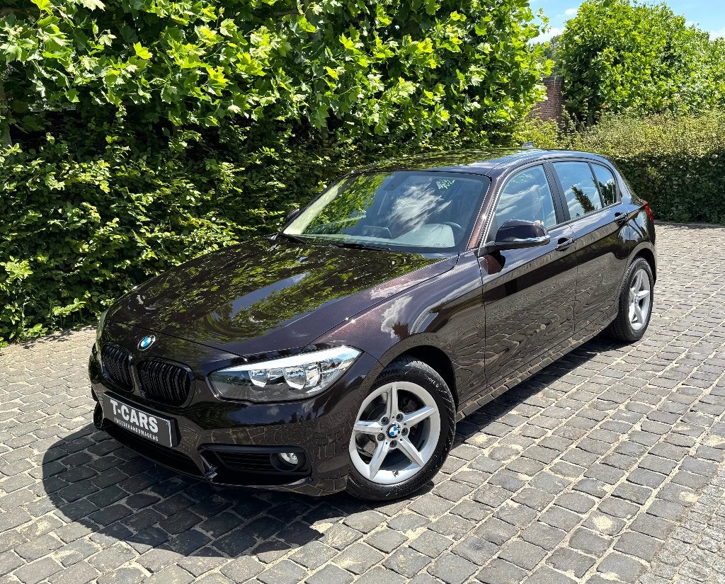 BMW 118i benzine / Navi / Cognac leder / PDC / 62.000km, Auto's, Bluetooth, 1 Reeks, Euro 6, Bruin