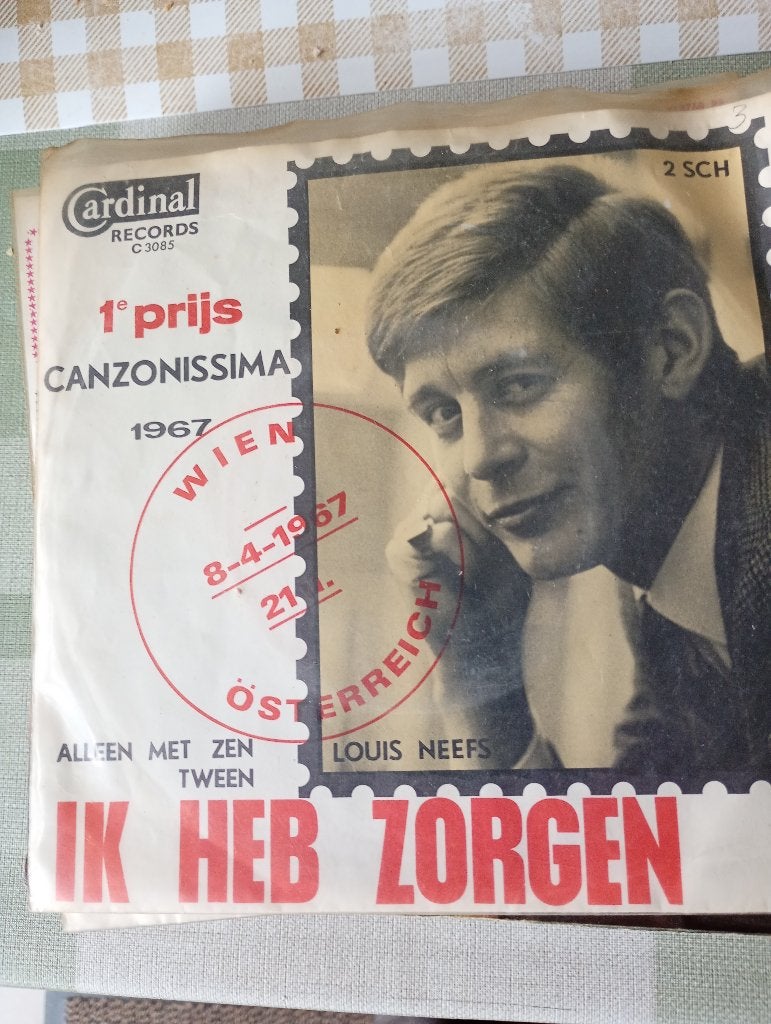 Louis Neefs - Ik heb zorgen, Gebruikt, 7 inch, Nederlandstalig, Fotohoes