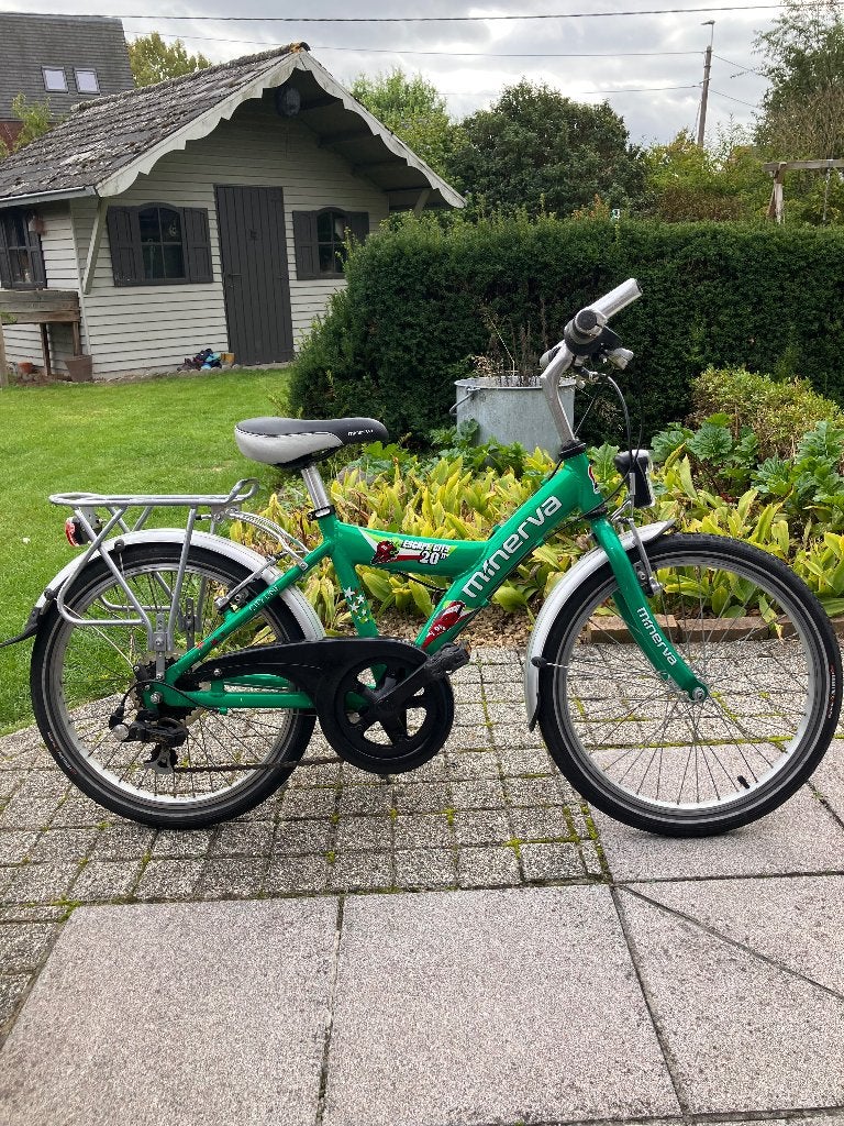 Jongensfiets 20 inch - Minerva, Ophalen, Velgrem, Handrem, 20 inch