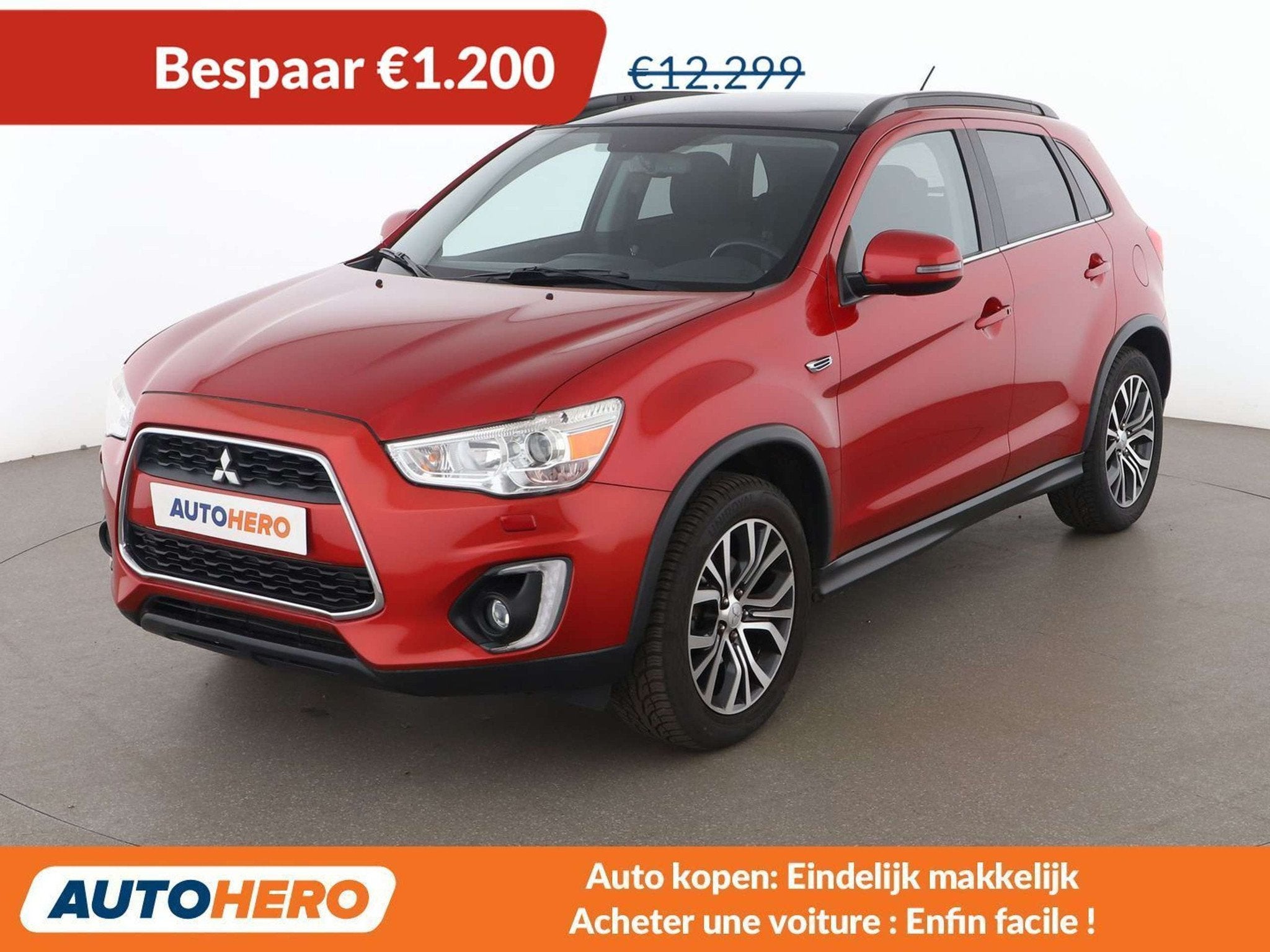 Mitsubishi ASX 1.6 Basis 2WD (année de construction 2015), Autos, Rouge, 1345 kg, Achat, 1590 cm³