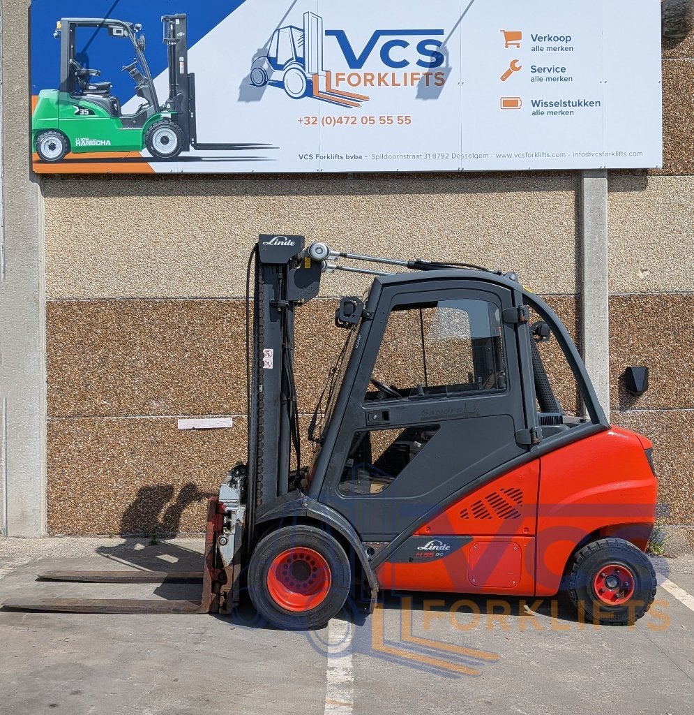 LINDE H35D-02 Diesel Heftruck 3.5T, Articles professionnels, Machines & Construction | Chariots élévateurs & Transport interne