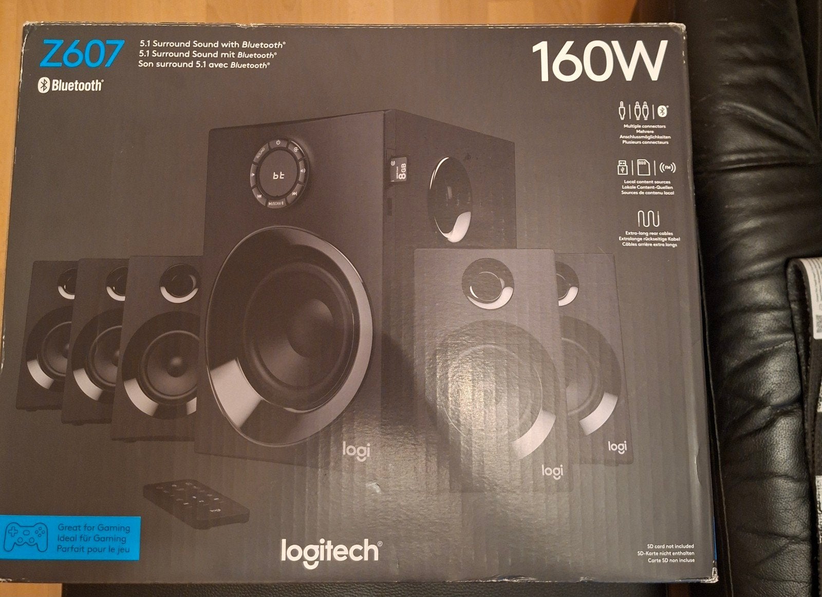 Logitech z607, Enlèvement