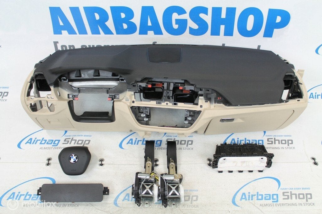 Airbag set Dashboard zwart/beige speaker BMW X4 G02 2018-..., Gebruikt, Ophalen of Verzenden