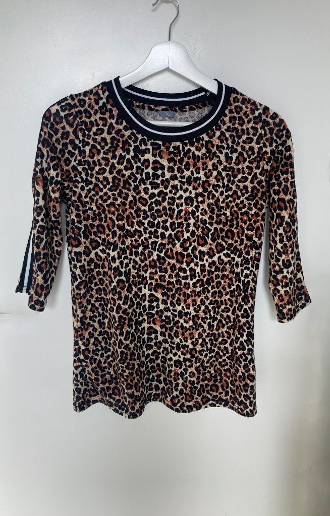 Dames shirts driekwartmouwen -dierenprint -small/36/nieuw, Kleding | Dames, ANDERE, Bruin, Nieuw, Ophalen of Verzenden