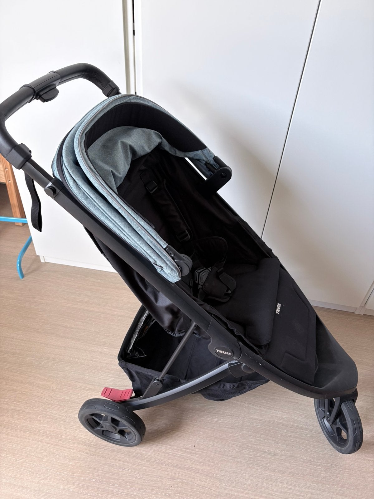 Thule spring 2 kinderwagen, regenhoes & Maxi Cosi adapter, Kinderen en Baby's, Buggy's, Ophalen, Zo goed als nieuw, Overige merken