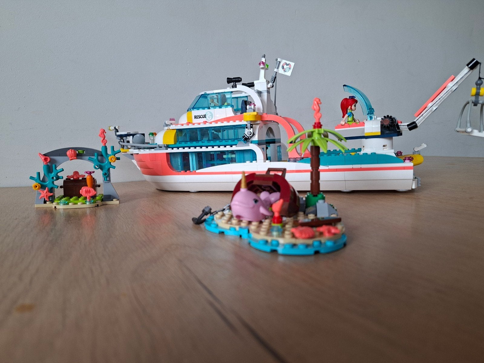 Lego Friends mooie rescue boot, helemaal kompleet!, Ophalen, Lego, Friends, Zo goed als nieuw