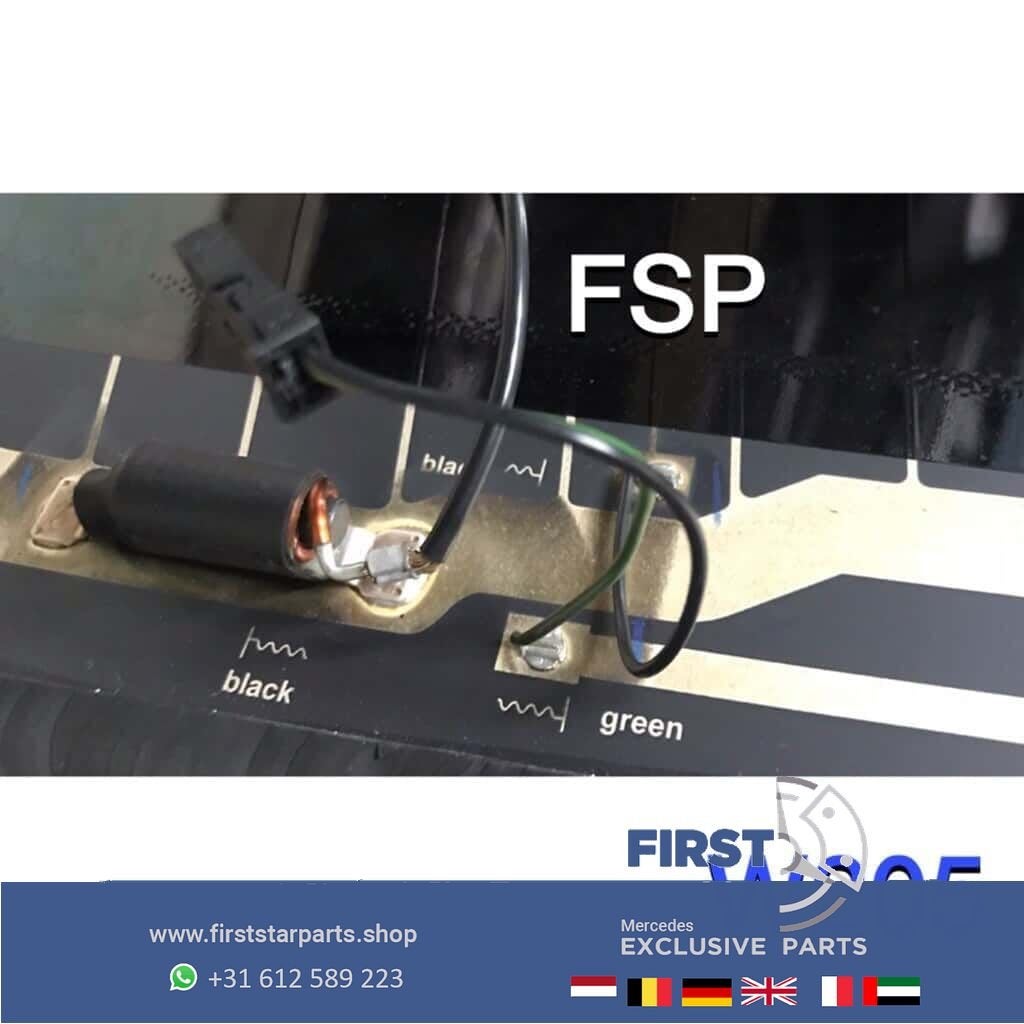 W205 ACHTERRUIT Mercedes C Klasse 2014-2021 RAAM ACHTER RUIT, Utilisé, -, -, Enlèvement ou Envoi