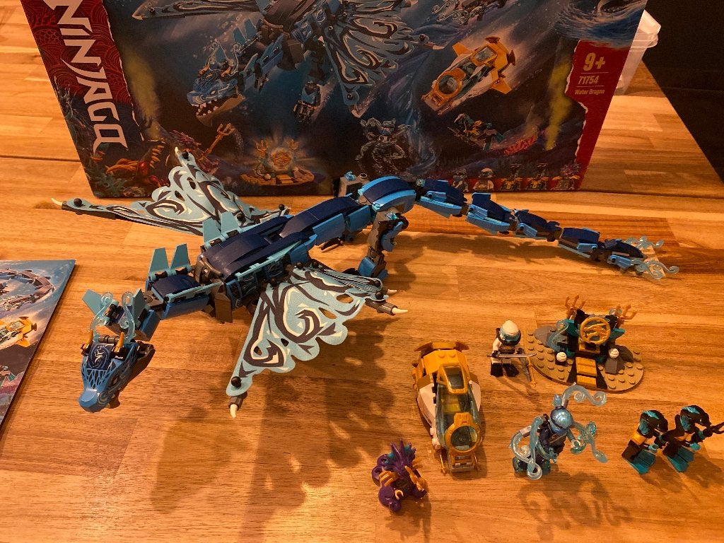 Lego Ninjago - waterdraak - set 71754, Lego, Ensemble complet, Comme neuf, Enlèvement