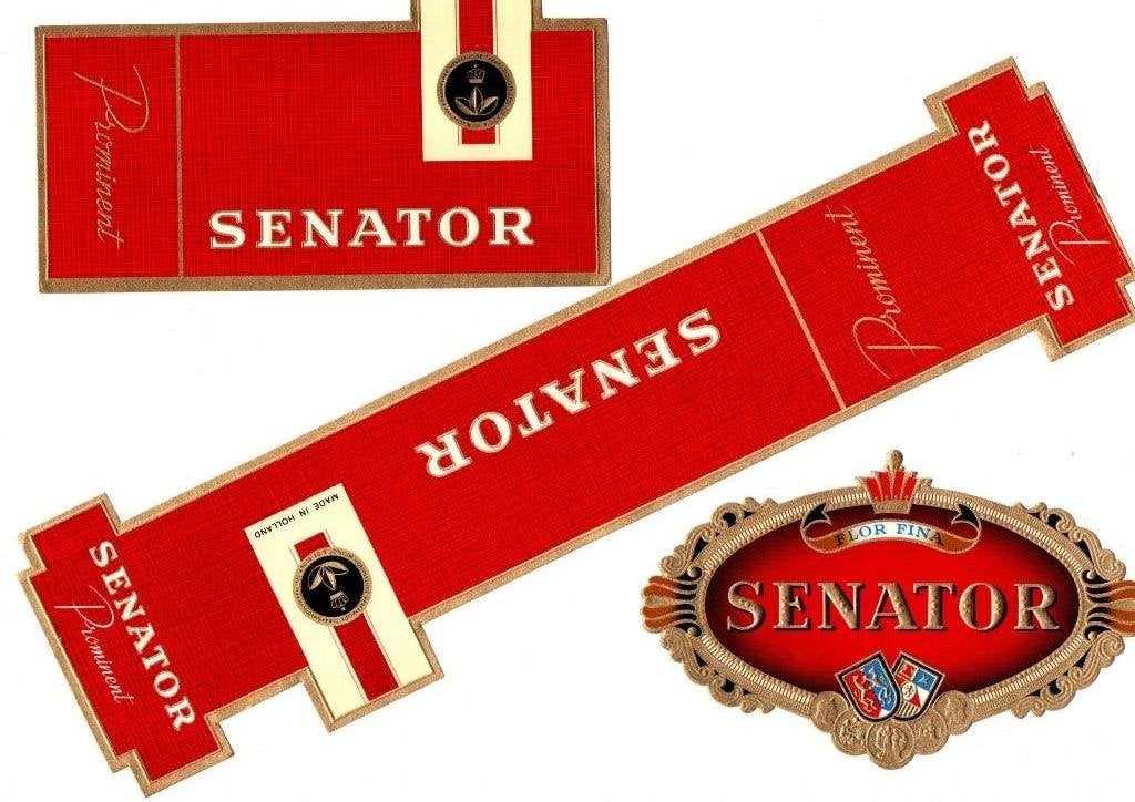 SIGAREN ETIKETTEN SENATOR, Ophalen of Verzenden, Nieuw, Overige typen