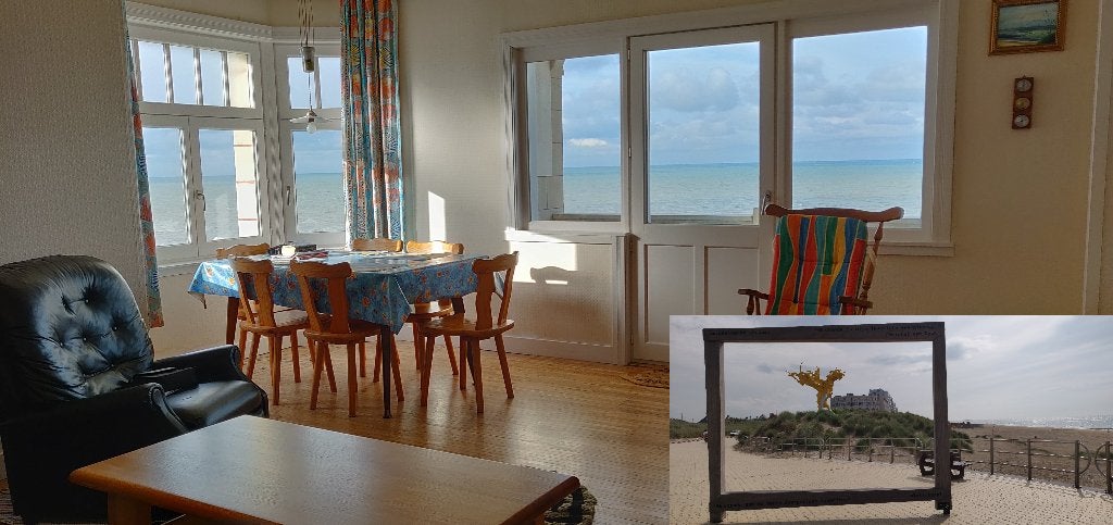 Charmant apart à louer, vue frontale sur la mer, Westende, Propriétaire, TV, Anvers et Flandres, 4 personnes