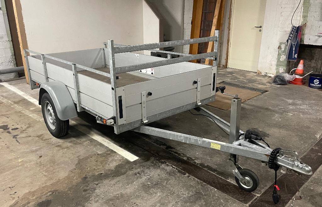 aanhangwagen Anssems BSX750, Ophalen, Gebruikt