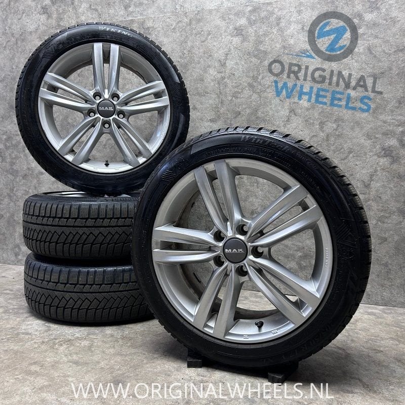 17 inch MAK velgen + winterbanden Golf Caddy / A3 / Leon / O, Pneus et Jantes, Pneus hiver, -, 205 mm