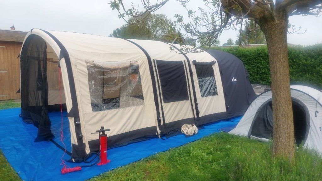 Opblaasbare tunneltent obelink-miami-5 easy-air, Ophalen, Zo goed als nieuw, Tot en met 5