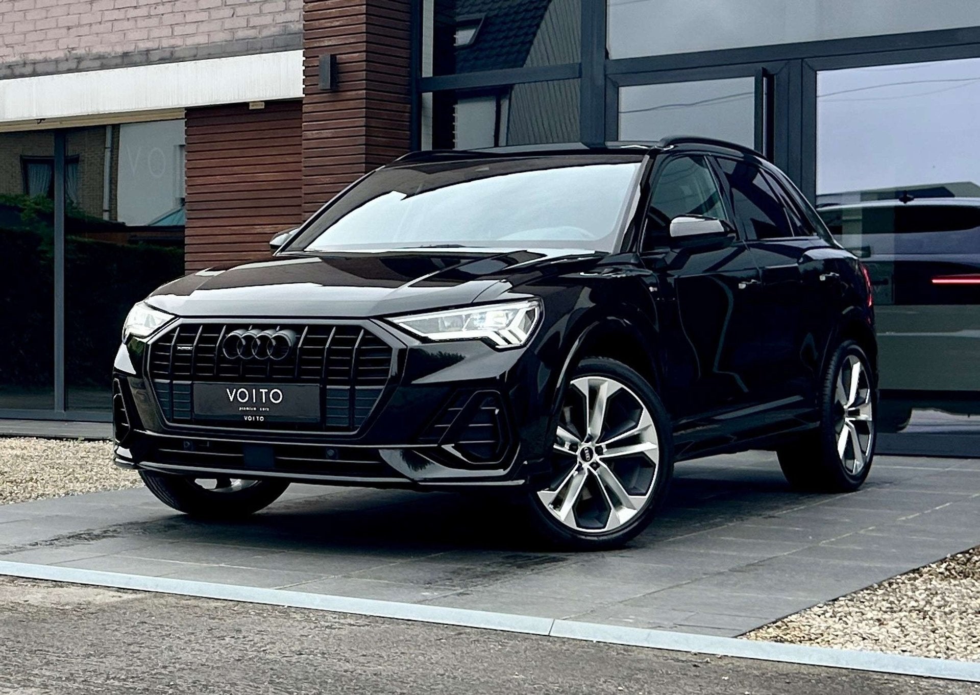 Audi Q3 40TFSI Quattro S tronic 3X S-LINE/CAMERA/ACC/VIRTUAL, Autos, 186 g/km, Achat, Entreprise, Noir