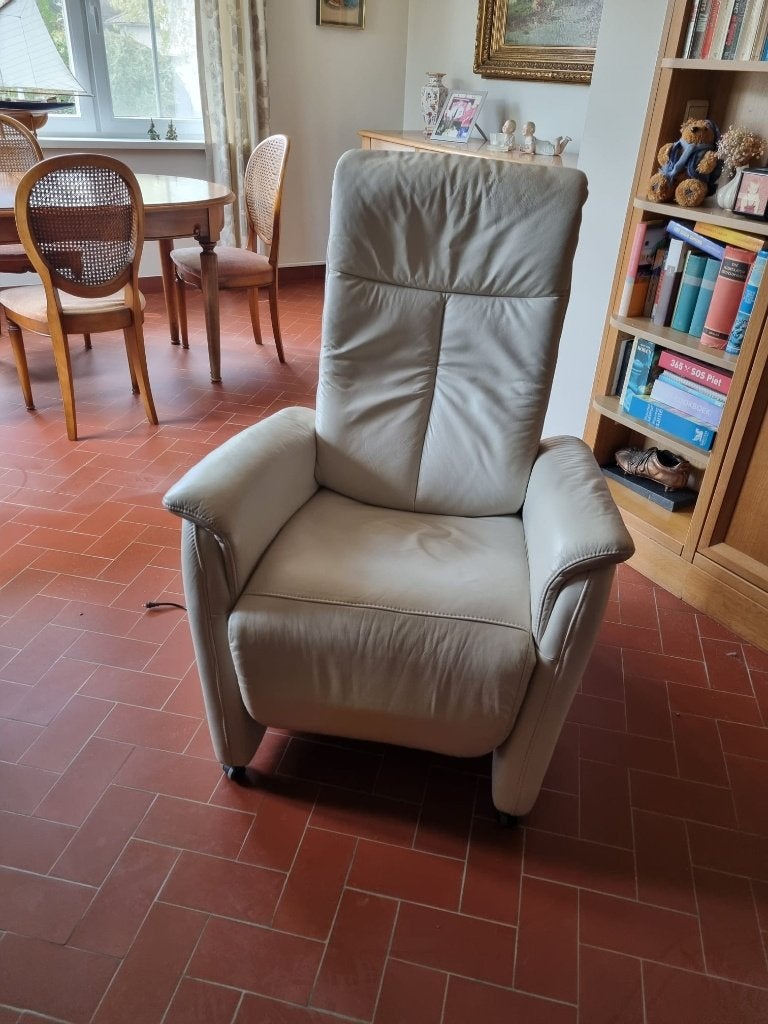 relaxzetel, Huis en Inrichting, Ophalen, Gebruikt, Leer