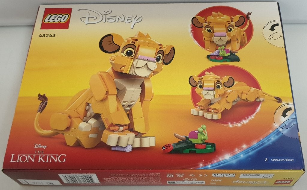 LEGO 43243 Simba, le Roi Lion – version lionceau – NEUF, Neuf, Enlèvement ou Envoi, Ensemble complet, Disney