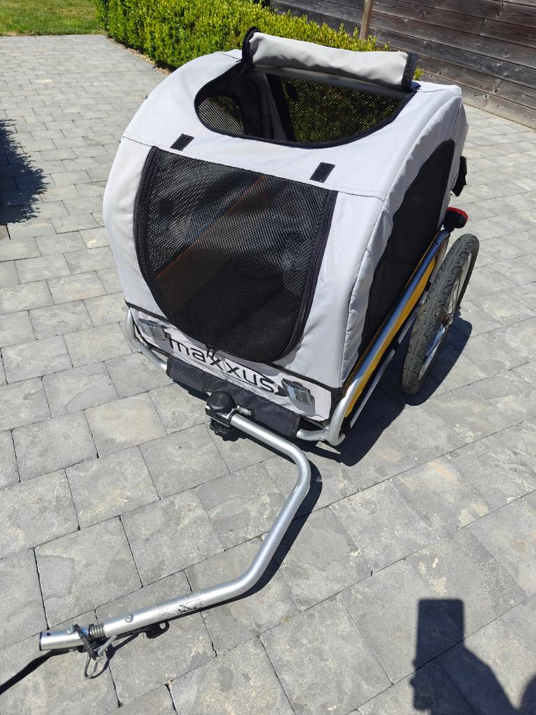 Maxxus fietskar met wandelwagenfunctie voor honden, Ophalen