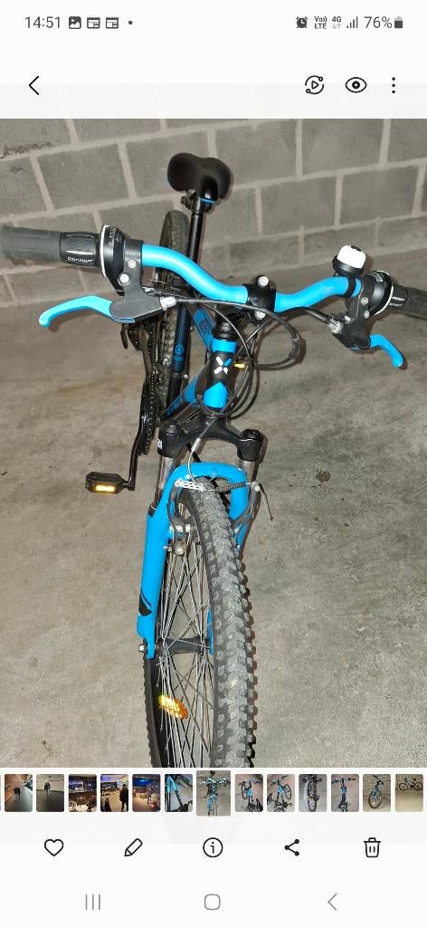 Vélo pour enfant de 9 jusqu'à 12 ans en très bon état, Enlèvement, Utilisé, 20 pouces ou plus, Rockrider
