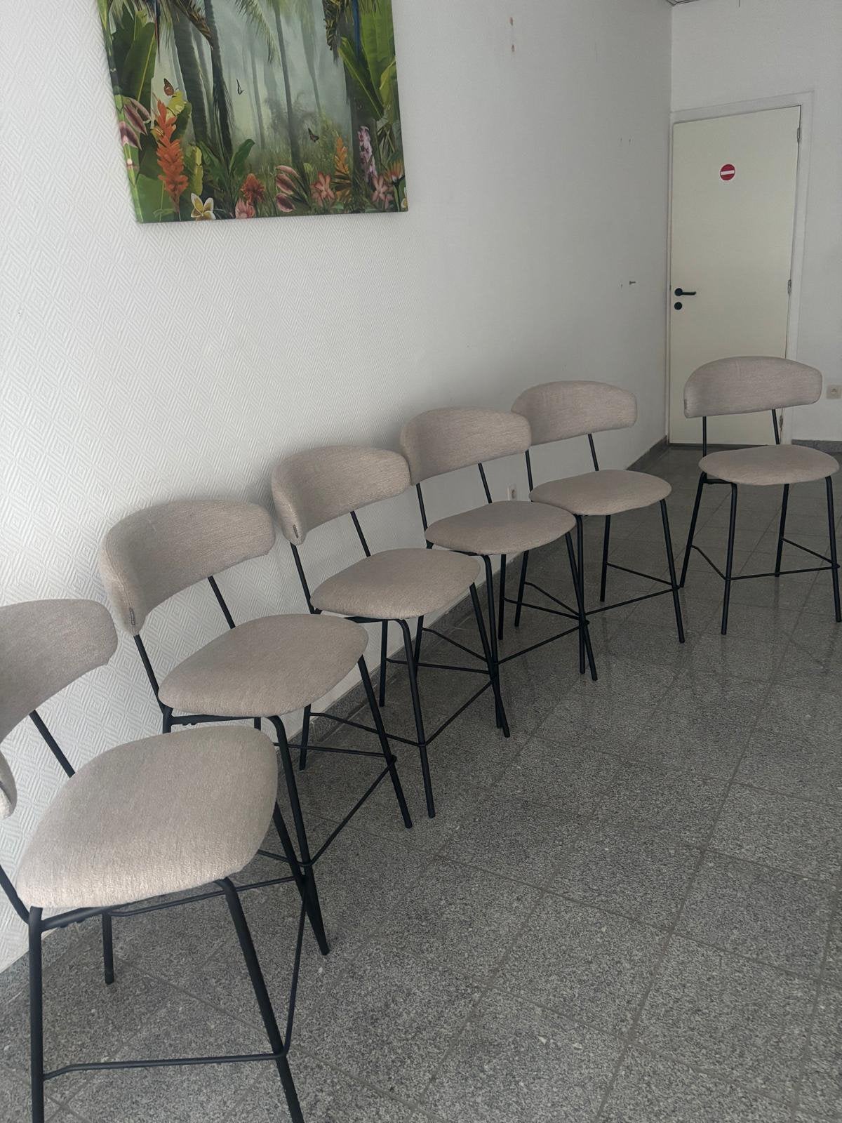 6 barkrukken, Huis en Inrichting, Barkrukken, Ophalen, Zo goed als nieuw