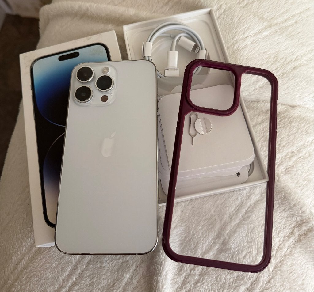 iPhone 14 Pro Max - 128gb avec câble Apple Original, Télécoms, Téléphonie mobile | Apple iPhone, Utilisé, 128 GB, iPhone 14 Pro Max