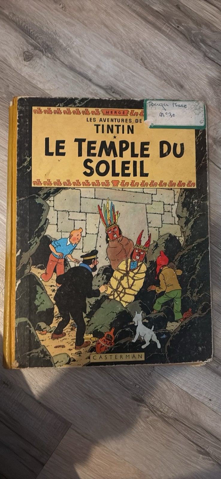 Tintin le temple du soleil, Livres, Enlèvement, Utilisé