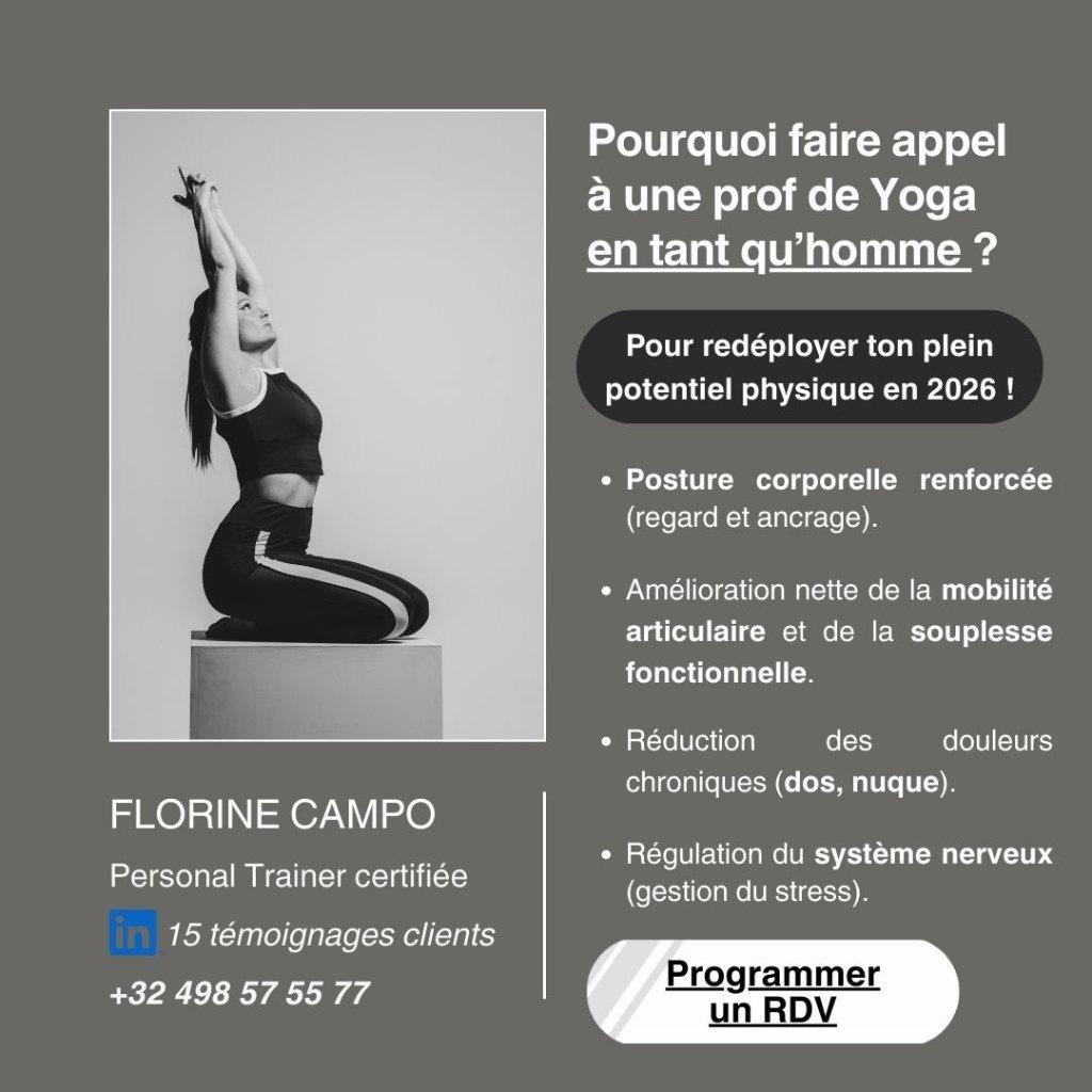 Privé YOGALES VOOR HEREN in Schaarbeek of bij jou thuis., Sport en Fitness, Overige Sport en Fitness, Ophalen of Verzenden, Nieuw