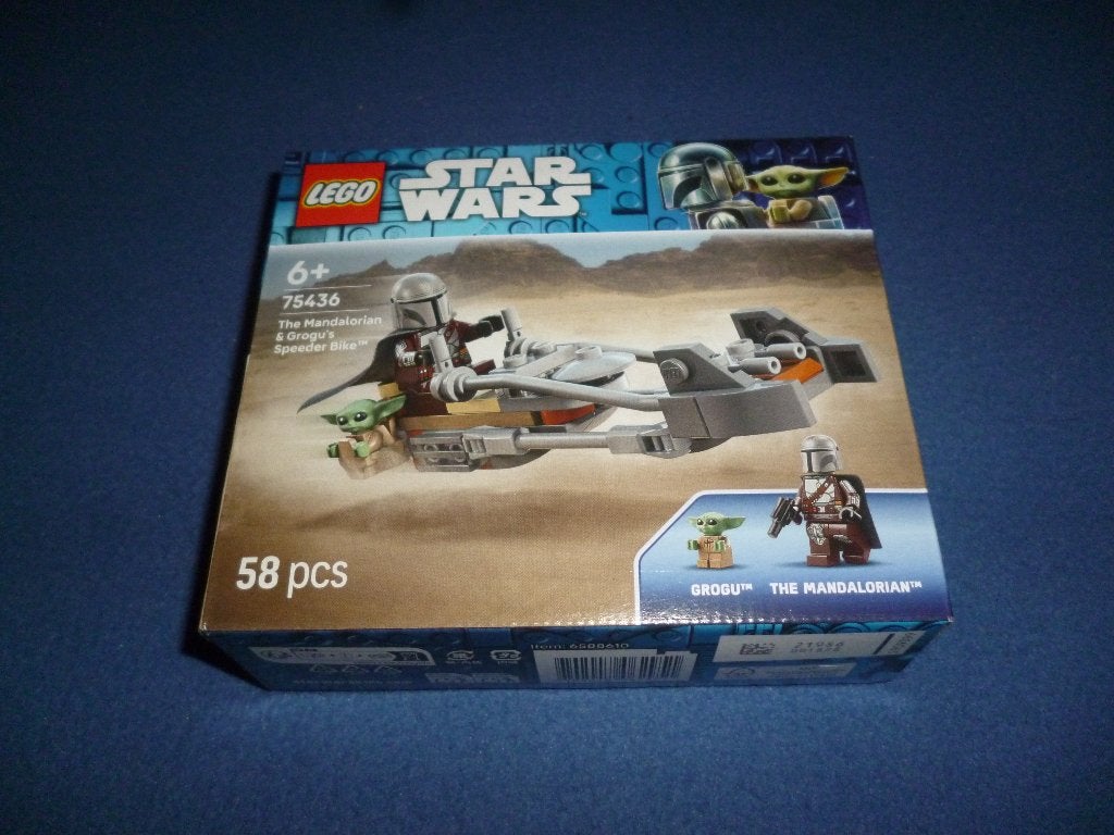 LEGO 75436 - De Mandalorian en Grogu's speederbike, Ophalen, Lego