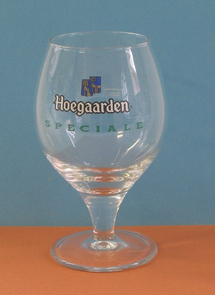 BIERGLAS HOEGAARDEN 189, Verzamelen, Ophalen, Gebruikt, Glas of Glazen, Overige merken