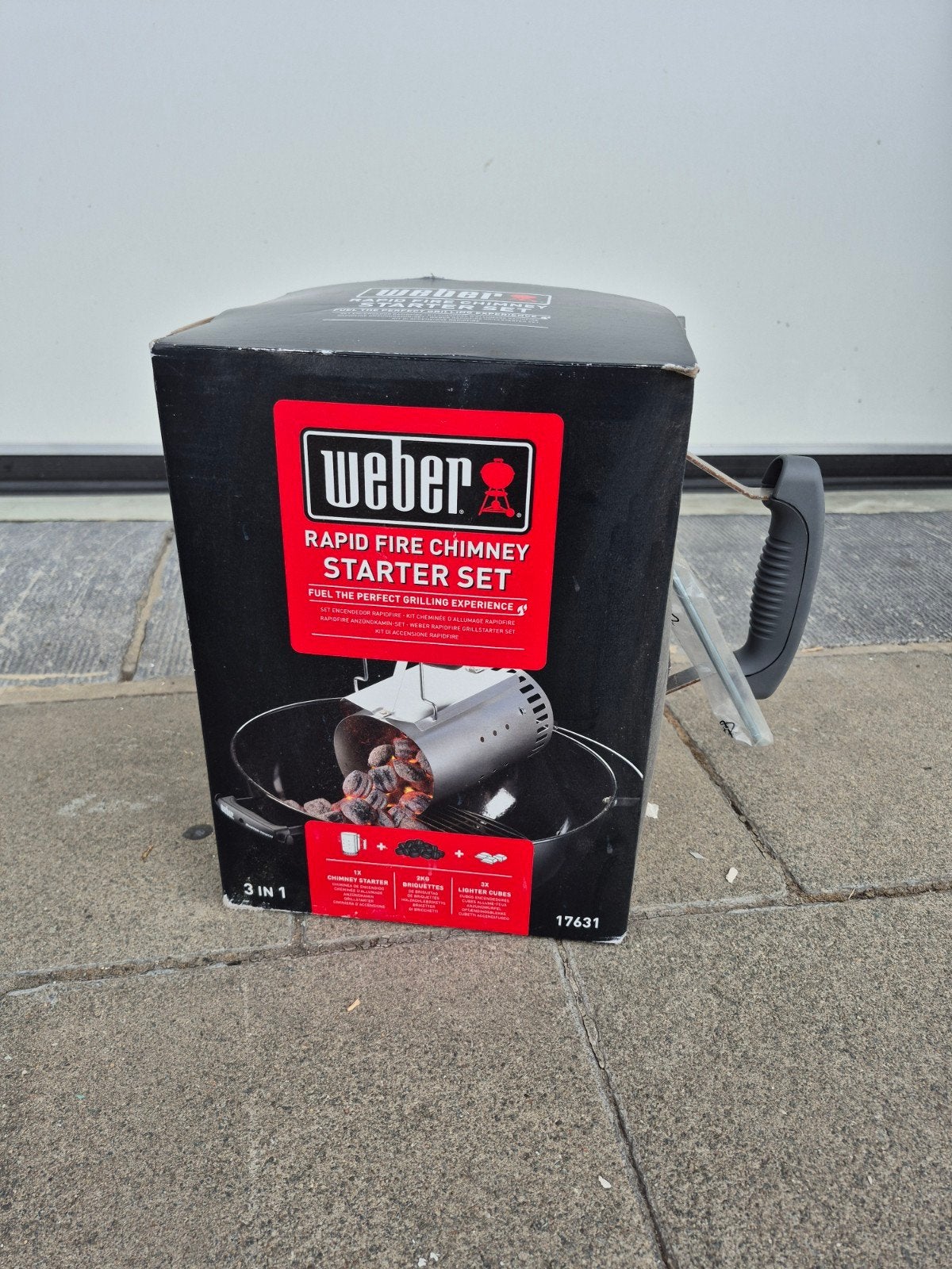 Kit cheminée d'allumage Weber Rapid Fire Neuf, Jardin & Terrasse, Accessoires pour le barbecue, Enlèvement ou Envoi