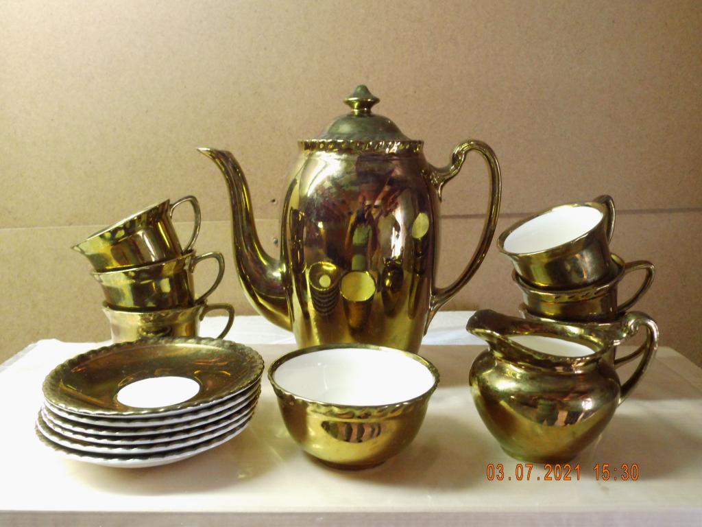 koffieservies Vintage, Ophalen