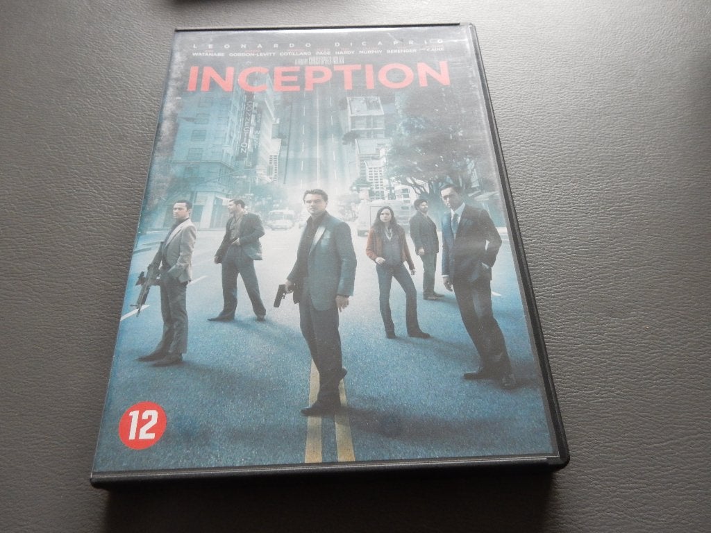nr.927 - Dvd: inception- thriller, CD & DVD, DVD | Thrillers & Policiers, Enlèvement ou Envoi, Anglais, Thriller surnaturel, À partir de 12 ans