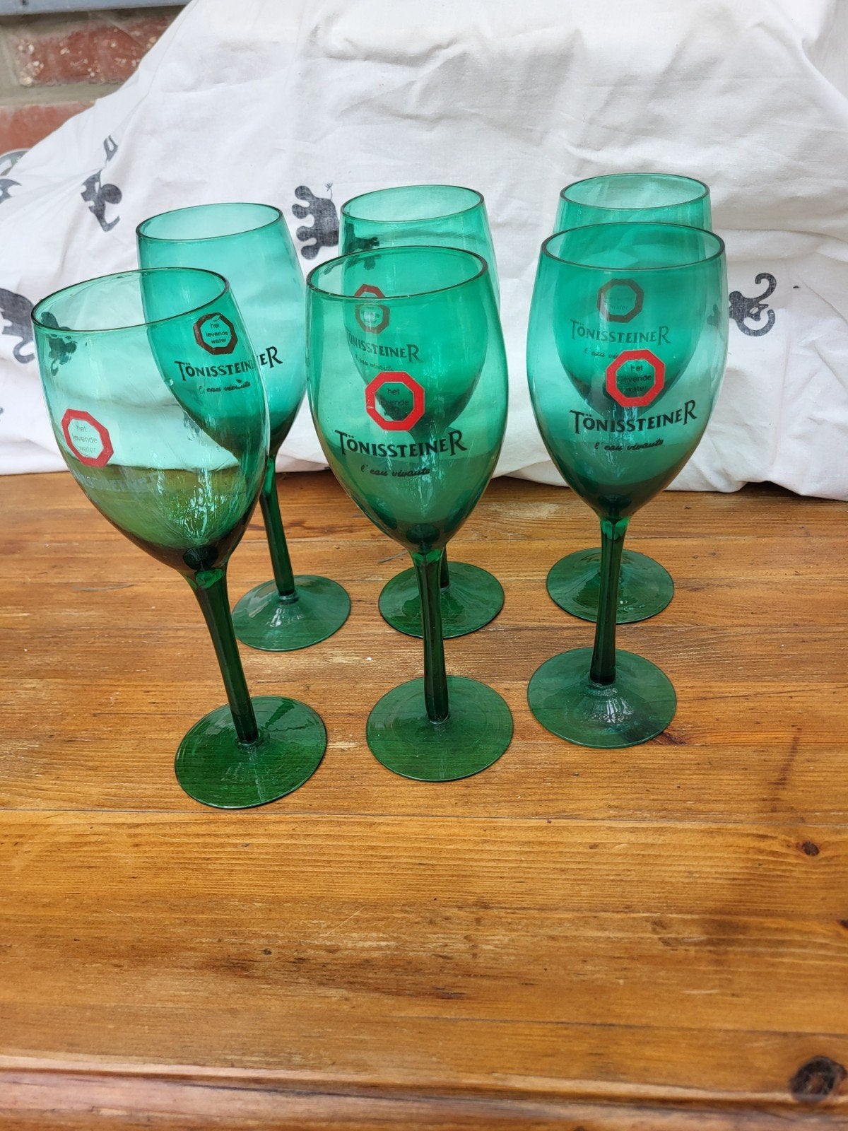 Tönissteiner vintage glas, Collections, Verres & Petits Verres, Enlèvement, Utilisé, Verre à eau