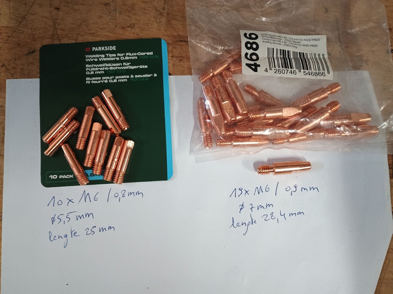 nieuwe massatang voor lassen + mig / fluxcore nozzles, Ophalen of Verzenden