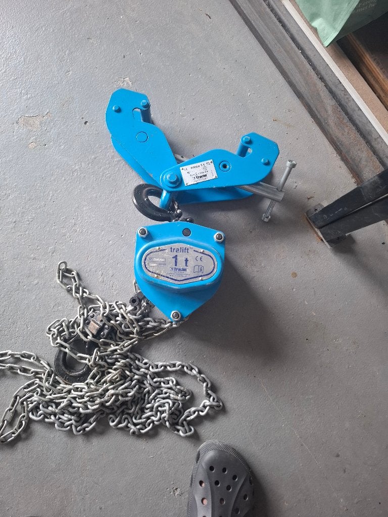 Treuil manuel, Doe-het-zelf en Bouw, Lieren en Takels, Ophalen, Zo goed als nieuw, Handmatig