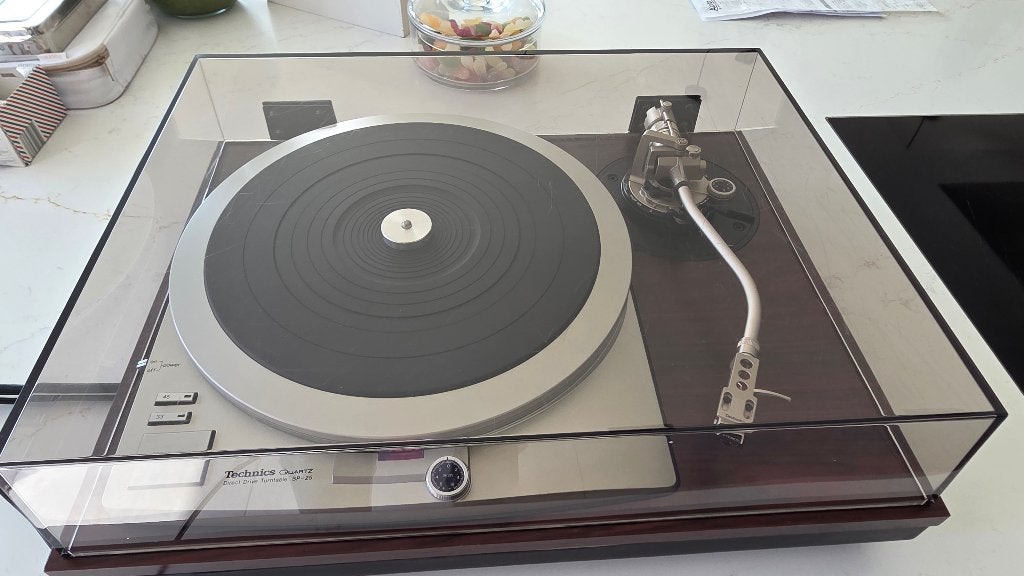 Platine vinyle haut de gamme Technics SL1025 SP25 EPA-A250, Réglage pitch, Tourne-disque, Enlèvement ou Envoi, Comme neuf