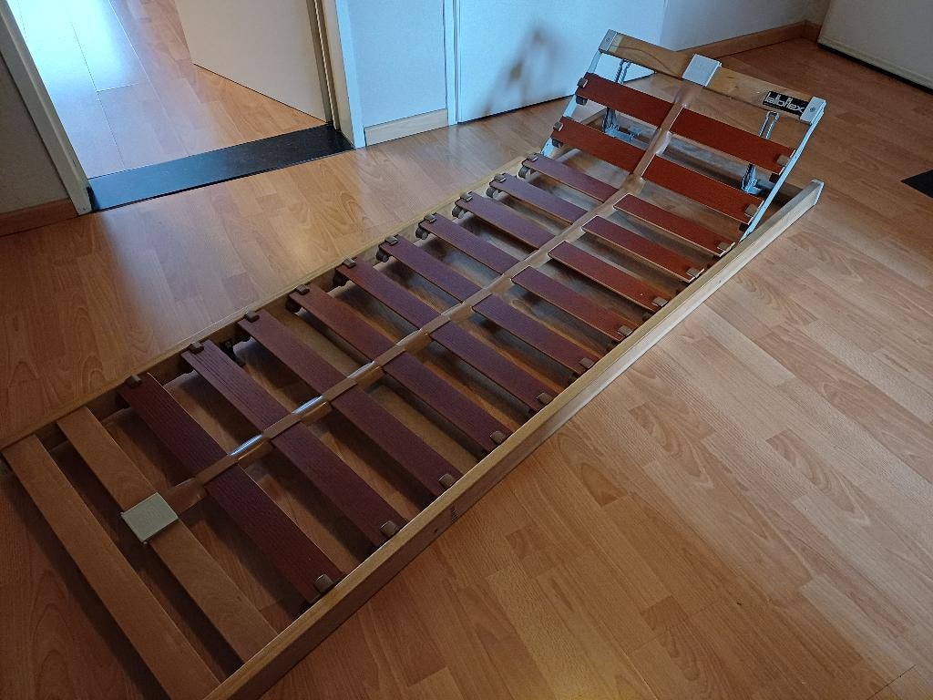 2 lattenbodems, Ophalen, 70 cm of minder, Bedbodem