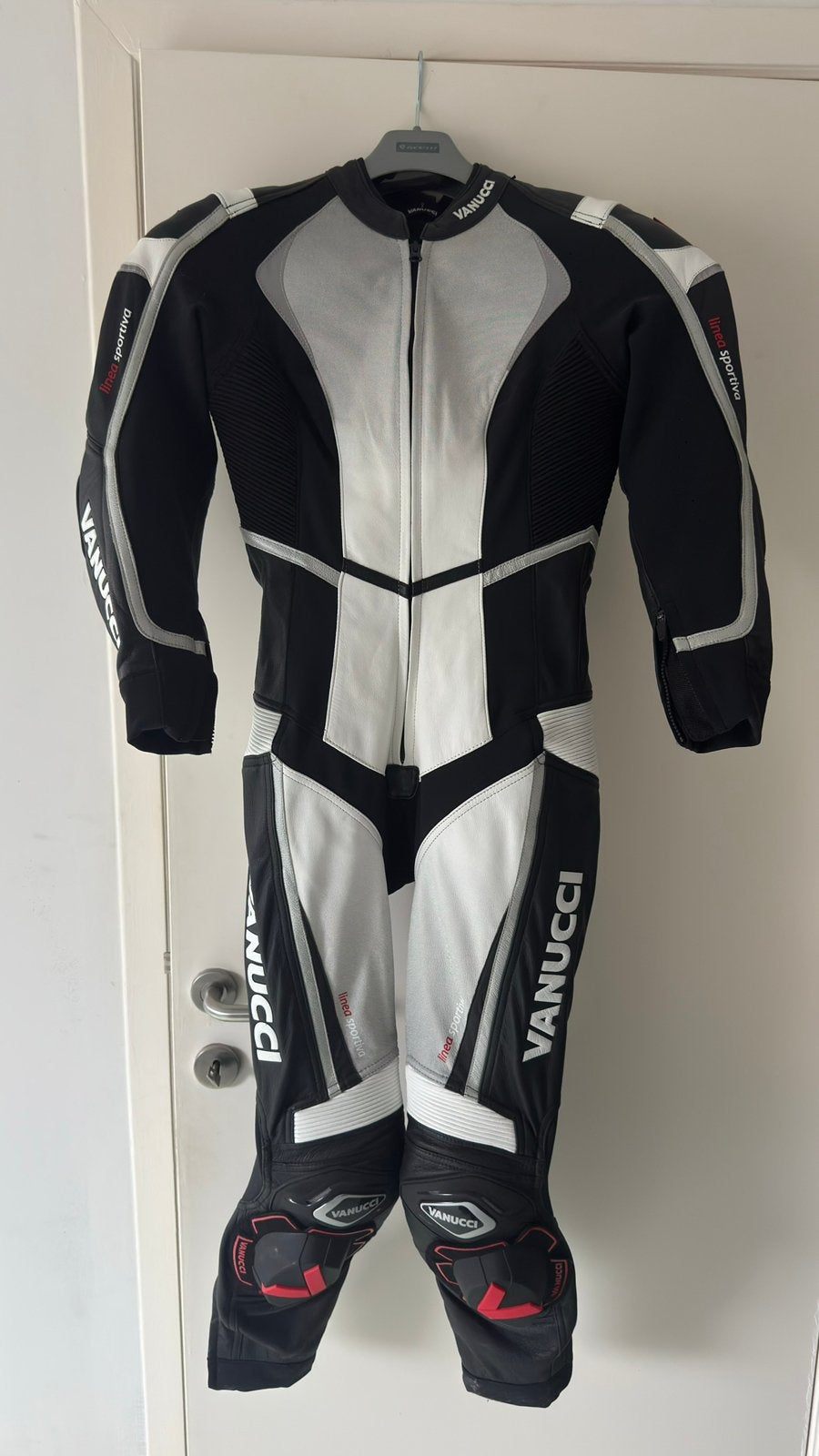 Vanucci 1-delig lederen motorpak maat 34, Motoren, Ophalen, Tweedehands, Dames, Combipak