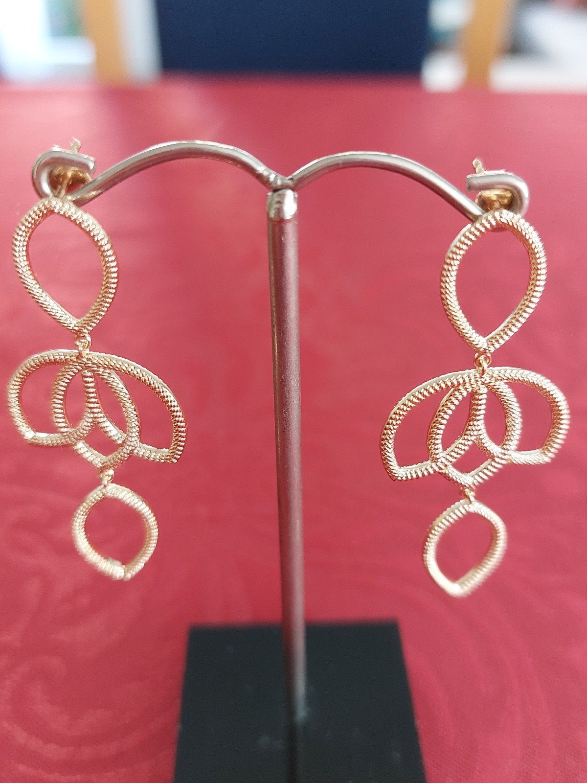 Boucles d'oreilles Alma – Plaquées or 18K – neuves, Bijoux, Sacs & Beauté, Boucles d'oreilles, Enlèvement ou Envoi, Or, Or