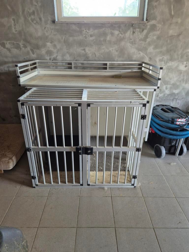 Hondenbench 2 honden, Animaux & Accessoires, Caisses pour chiens, Enlèvement