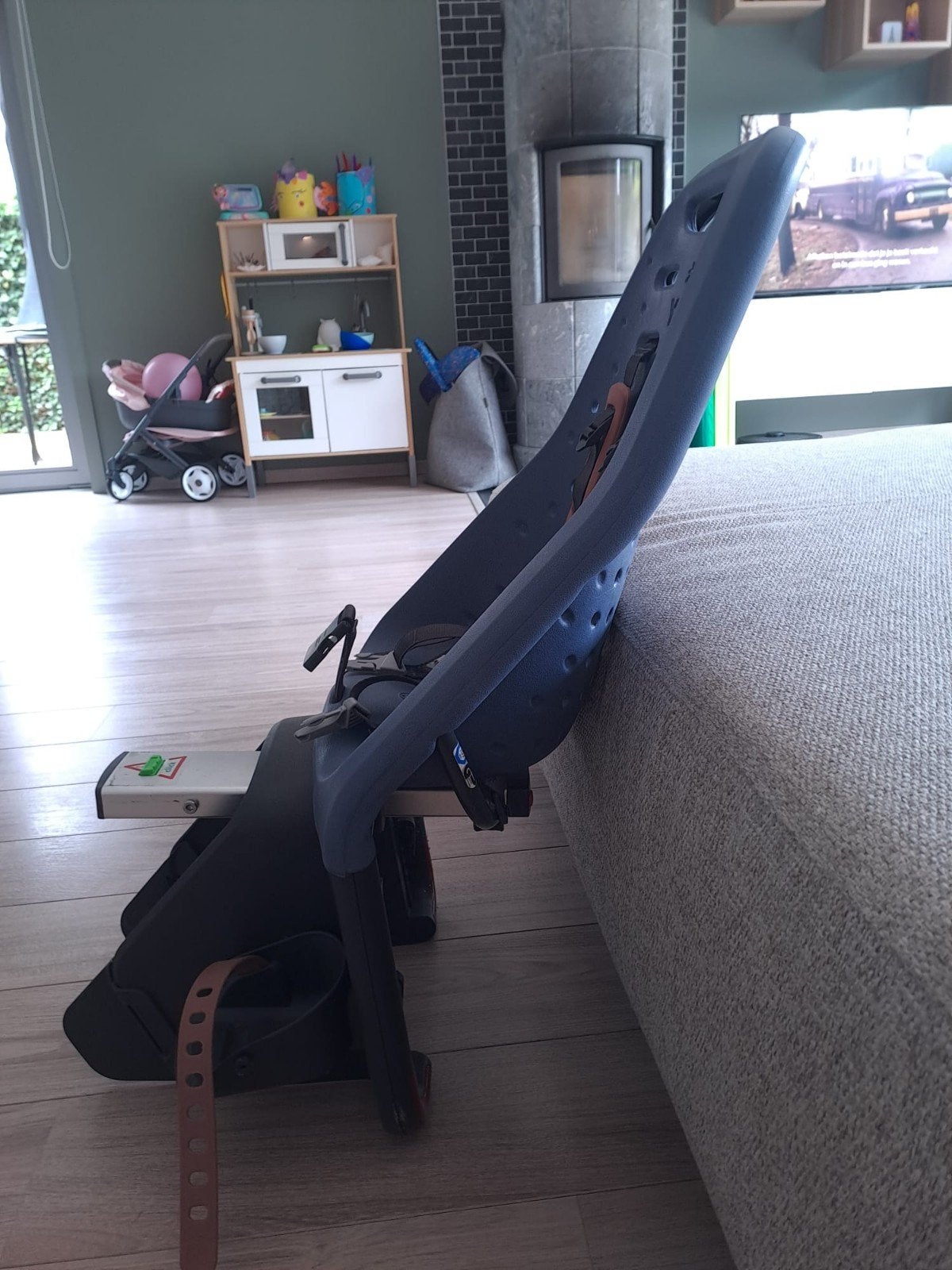 Thule Yepp Maxi easy fietsstoel., Ophalen