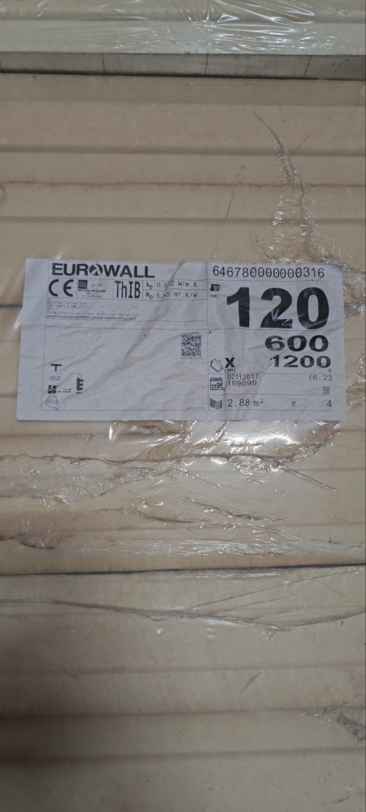 Isolant Recticel 12cm, Doe-het-zelf en Bouw, Isolatie en Afdichting, Ophalen