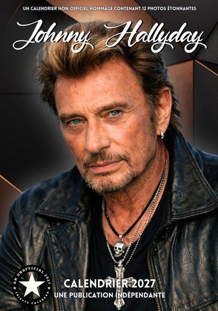Calendrier Johnny Hallyday 2027 en précommande, Envoi, Calendrier annuel, Neuf