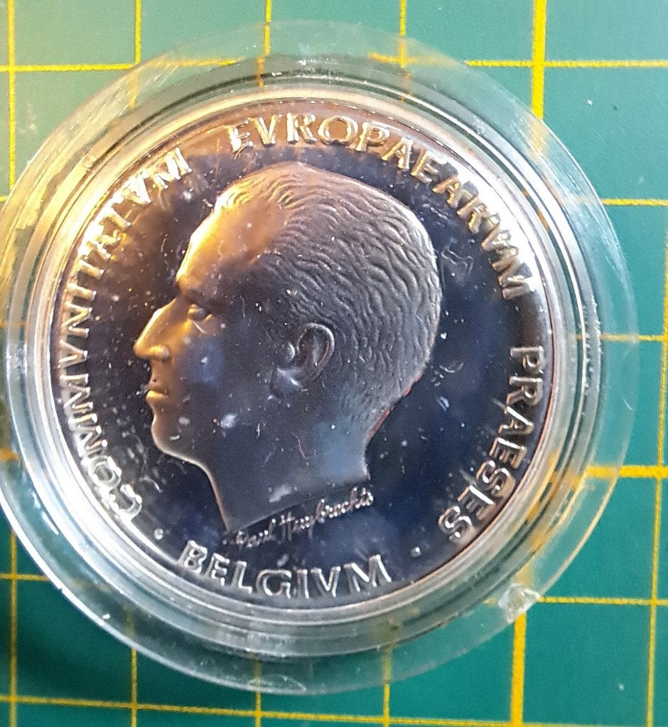Belgische zilveren munt van 5 ECU (1993), Postzegels en Munten, Munten | België, Ophalen of Verzenden, Zilver, Zilver